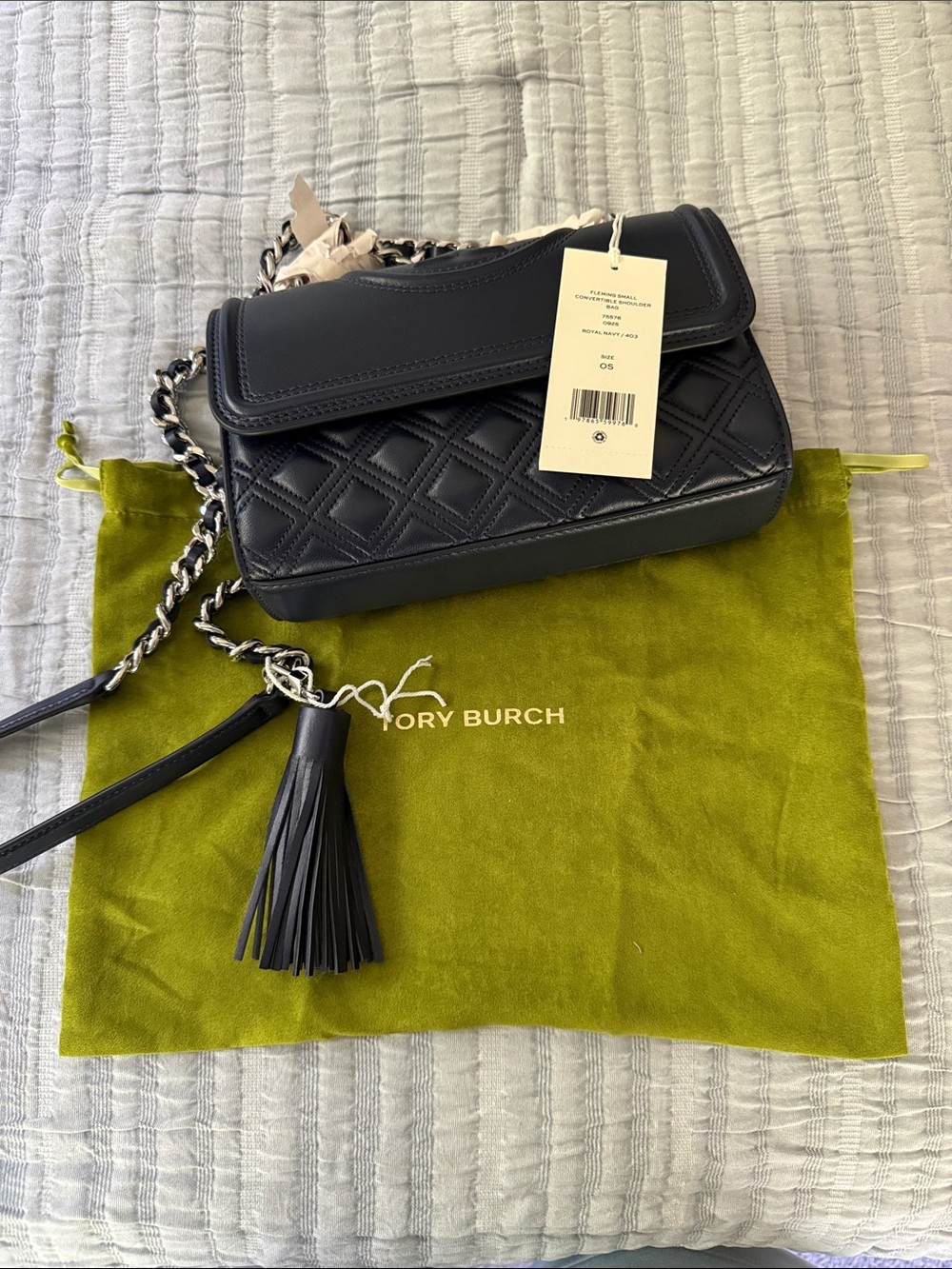 Tory Burch Fleming Small Convertible Shoulder Bag NWT